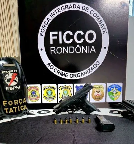 FICCO/RO prende indivíduo com pistola de numeração suprimida