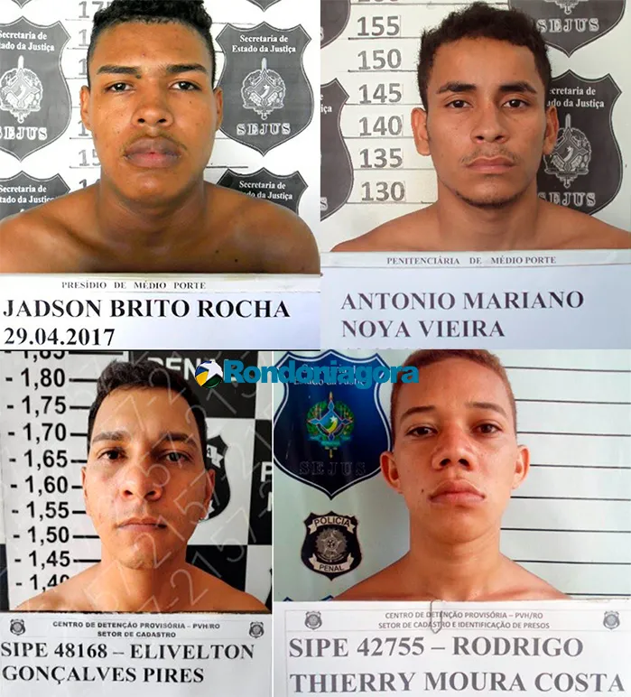 Quatro presidiários fogem do Urso Panda, na capital, nesta segunda-feira