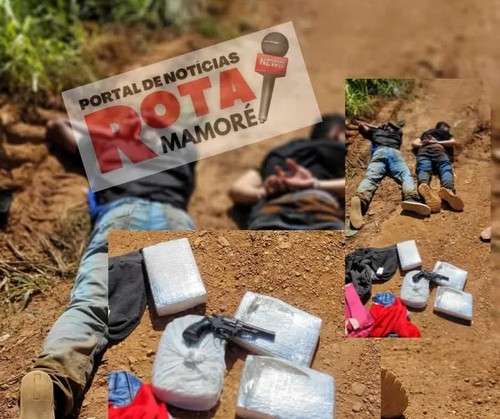 GUARNIÇÃO DA POLÍCIA MILITAR DE NOVA MAMORÉ, COMANDADA PELO SGT. WILLIAM, COM APOIO DO BPFRON E DENARC, PRENDE DUPLA COM REVÓLVER E DROGA