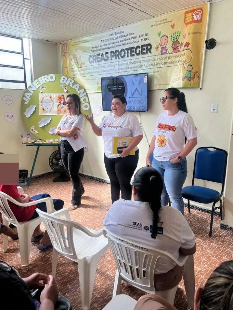 Creas Promove Reflexão e Ações de Saúde Mental em Alusão ao “Janeiro Branco”.