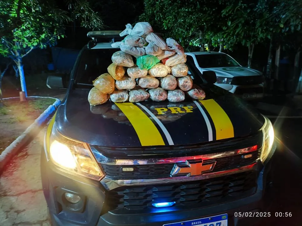 PRF realiza apreensão de maconha em Guajará-Mirim/RO