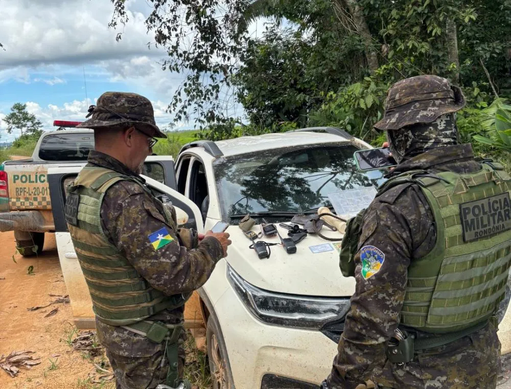 Polícia Ambiental flagra suspeitos de caça ilegal na região do Parque Estadual Guajará-Mirim