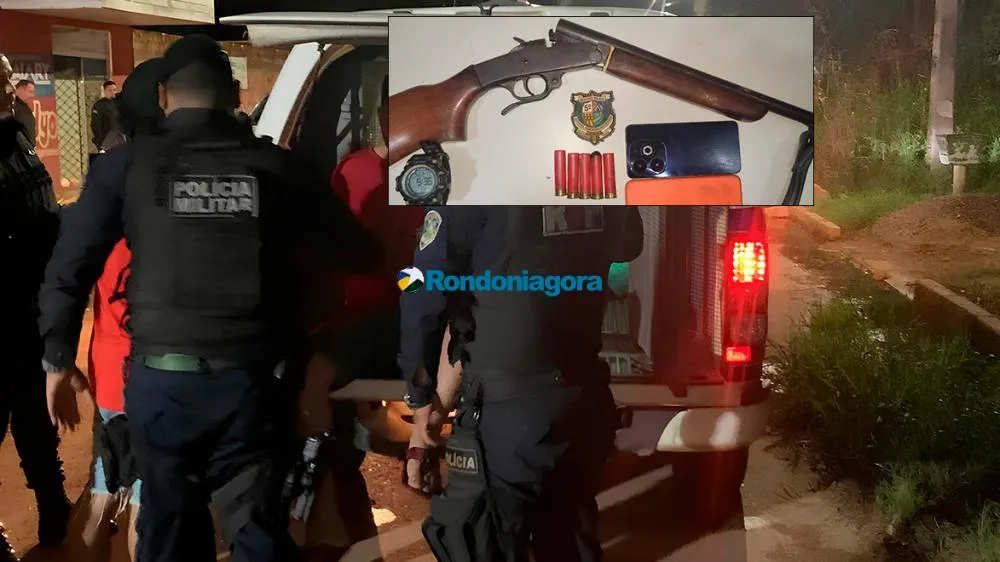 Confusão em festa de aniversário termina com três baleados e prisões em Porto Velho