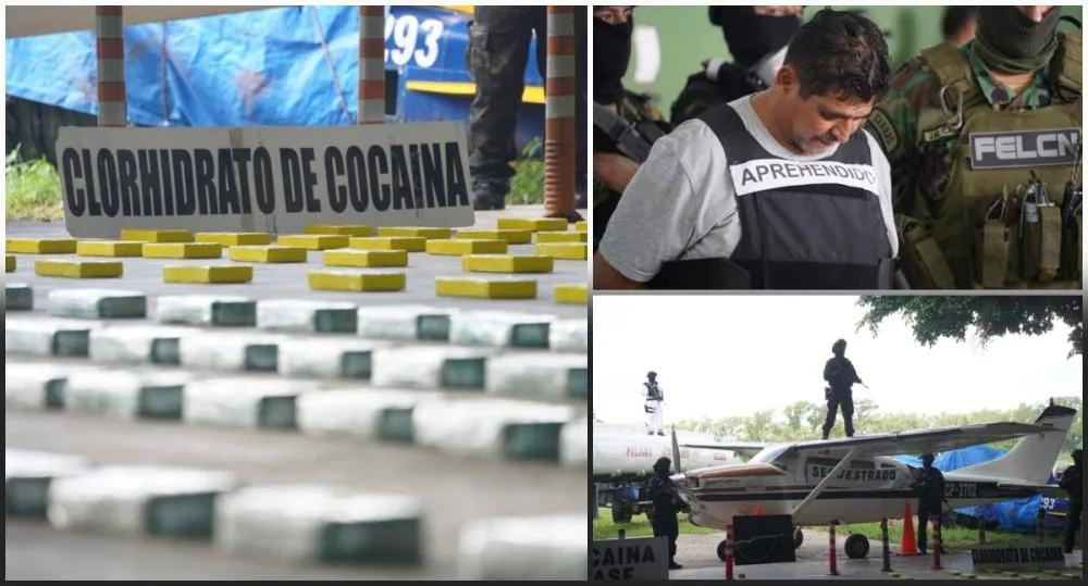 Bolívia: operação de combate ao narcotráfico apreende cocaína, veículos, avião e um caminhão com mais de 20 mil litros de diesel