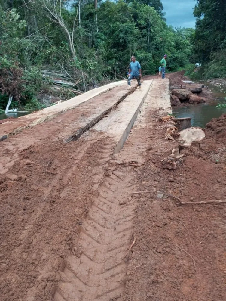 NOVA PONTE É ENTREGUE AOS MORADORES DO RAMAL DO SALDANHA