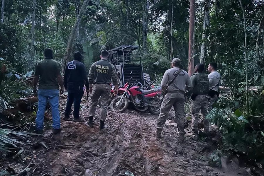 OPERAÇÃO: PF combate crimes ambientais em Terra Indígena na região oeste de Rondônia