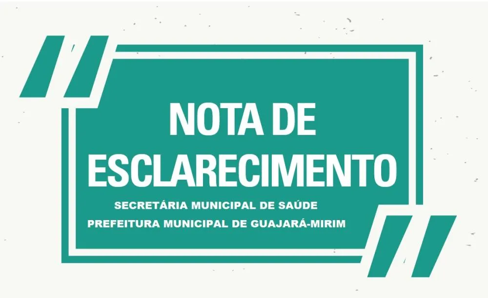 NOTA DE ESCLARECIMENTO DA SECRETARIA MUNICIPAL DE SAÚDE SOBRE HOSPITAL MUNICIPAL NOSSA SENHORA DO PERPETUO SOCORRO