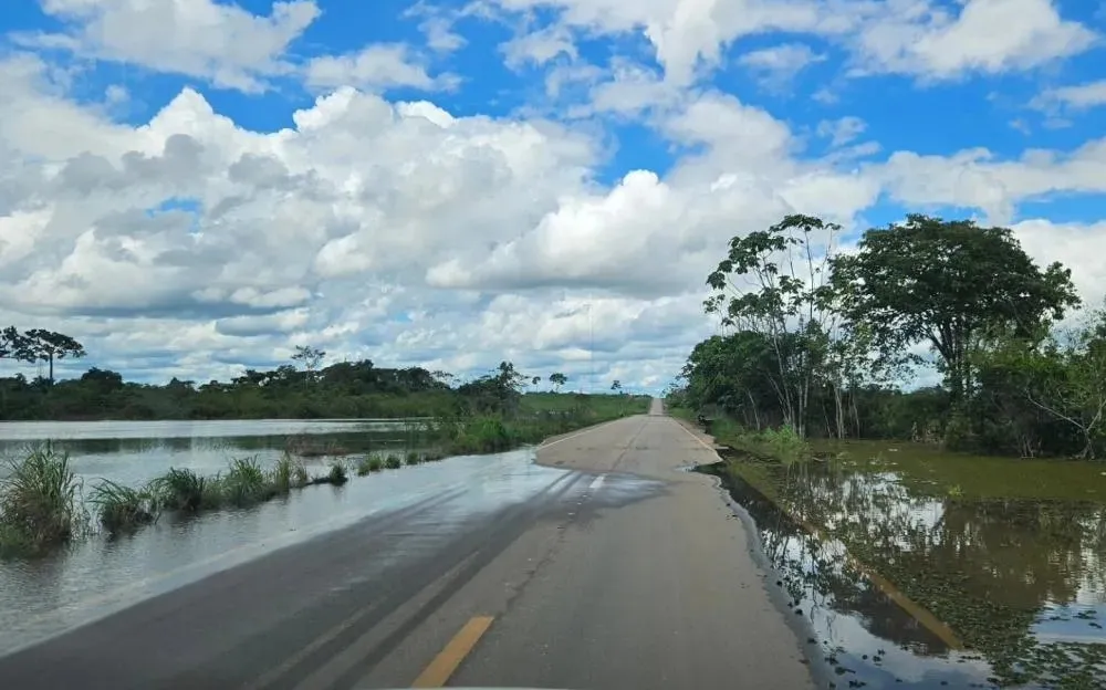 RECUO DAS ÁGUAS DO RIO MADEIRA NA BR-425: UM ALÍVIO PARA MOTORISTAS E COMUNIDADE LOCAL