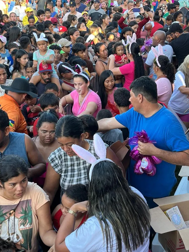 FESTA DA PÁSCOA NO PARQUE CIRCUITO DE GUAJARÁ-MIRIM ATRAI MULTIDÃO EM CELEBRAÇÃO À RESSURREIÇÃO DE CRISTO