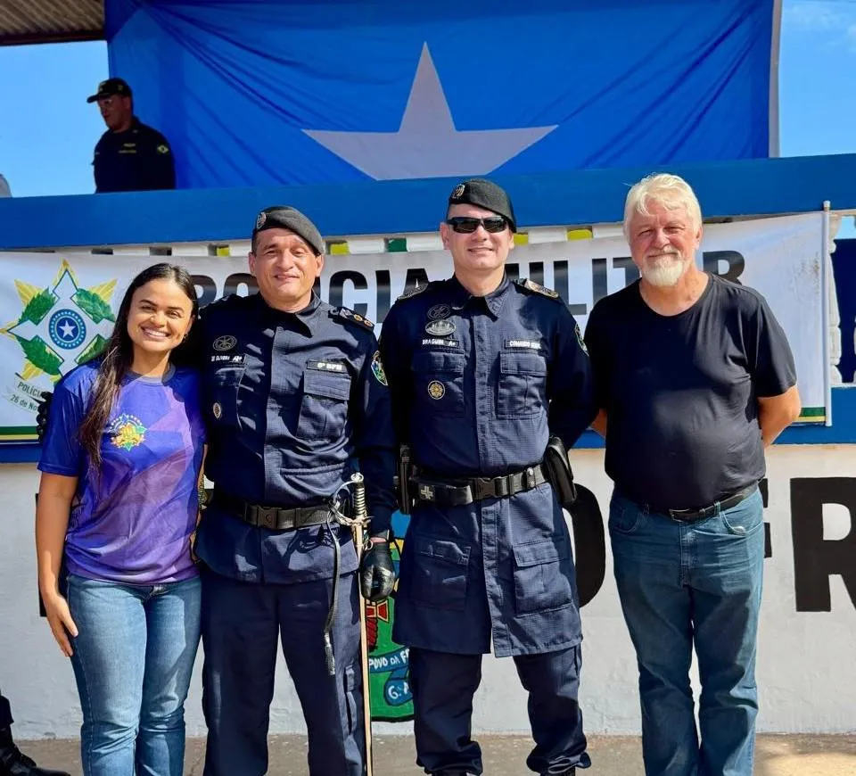 Deputada Dra. Taíssa participa da solenidade de Troca de Comando do 6º BPM em Guajará-Mirim