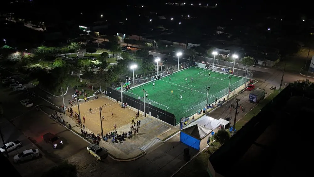 Campo Novo de Rondônia recebe campo society com investimento de R$670 mil da deputada Dra. Taíssa