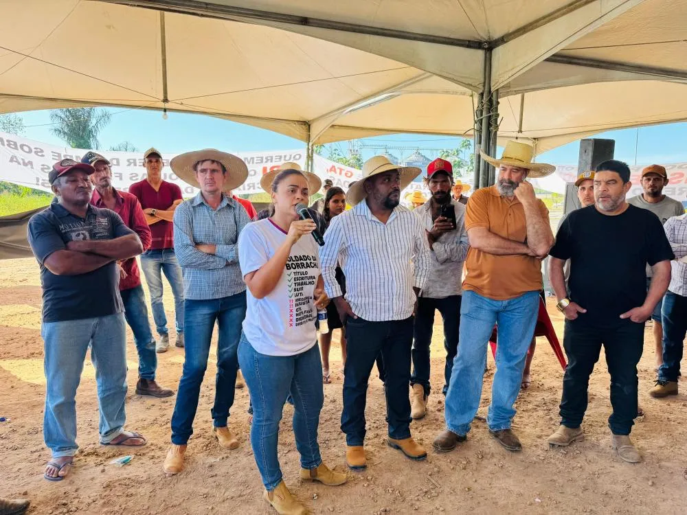 Deputada Dra. Taíssa reforça apoio a produtores durante manifestação contra criação de unidades de conservação em Rondônia