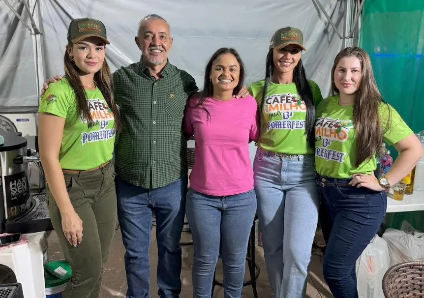Deputada Dra. Taíssa prestigia festa cultural Café com Milho em Espigão do Oeste