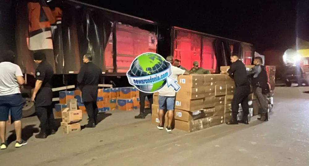 PM apreende carreta com carga de drogas na zona sul de Porto Velho