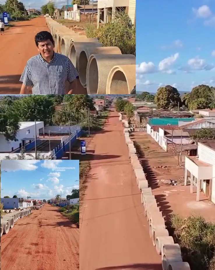 PREFEITO NETINHO ANUNCIA RETOMADA DAS OBRAS DE DRENAGEM NA AVENIDA DR. LEWERGER EM GUAJARÁ-MIRIM