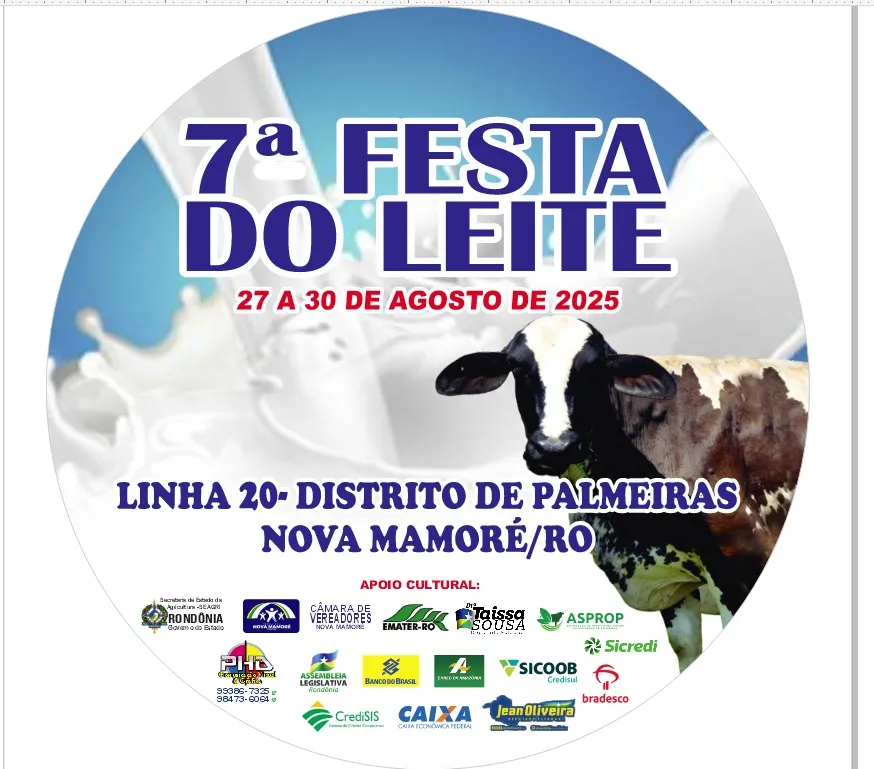 GUAJARÁ NOTÍCIAS VISITA DISTRITO DE PALMEIRAS, ONDE SERÁ REALIZADO O 7º FESTIVAL DO LEITE ENTRE 27 E 30 DE AGOSTO