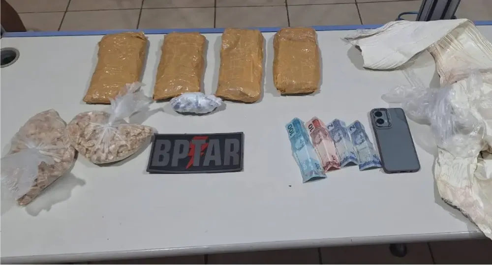 Apreendida adolescente que levava 3 kg de crack presos ao corpo em táxi vindo de Guajará-Mirim