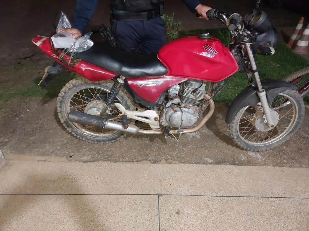 PMRO apreende motocicleta adulterada durante patrulhamento em Nova Mamoré