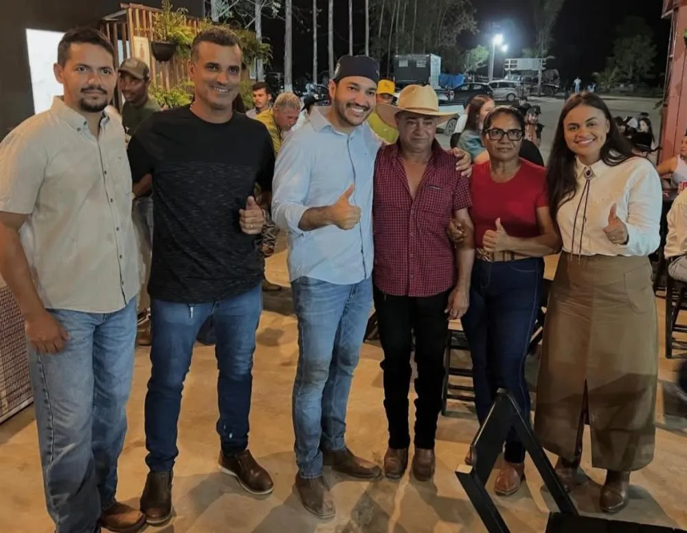 Dra. Taíssa cumpre agenda em Nova Dimensão ao lado do deputado federal Dr. Fernando Máximo