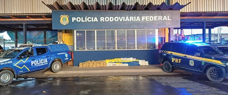 PRF em Rondônia e PMRO apreendem mais de trezentos quilos de entorpecentes