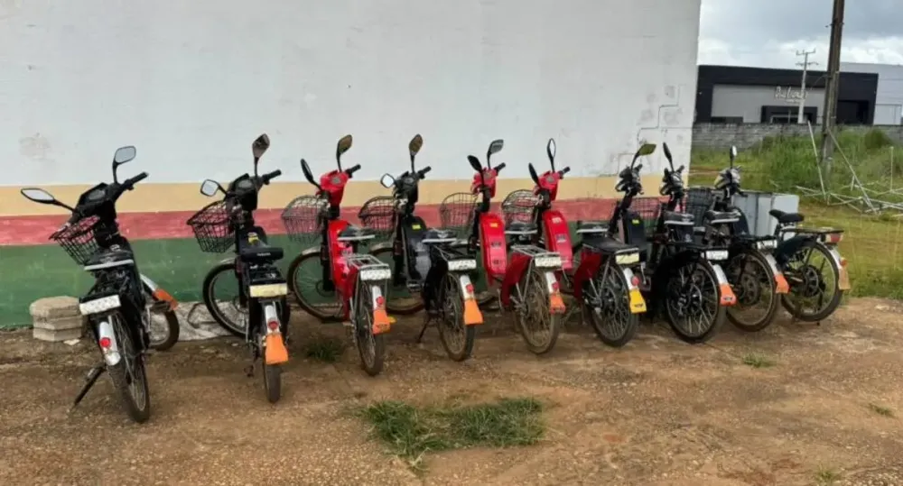 Fiscalização apreende mais de 20 bicicletas elétricas em RO