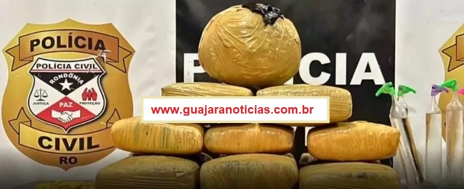 POLÍCIA CIVIL REALIZA APREENSÃO DE ENTORPECENTES EM GUAJARÁ-MIRIM E PRENDE MEMBRO DE FACÇÃO CRIMINOSA