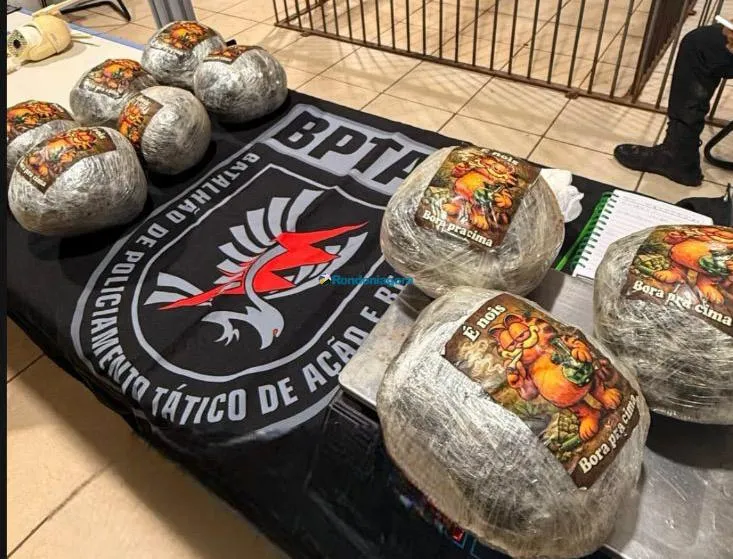 Polícia apreende 9 kg de maconha e prende um em casa usada para tráfico