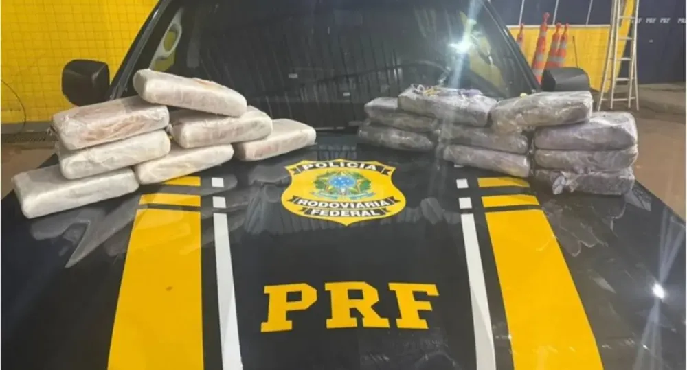 PRF em Rondônia apreende cerca de 8 kg de skunk escondidos em latas de massa corrida