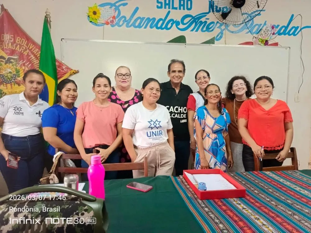 A UNIR INICIA MAIS UMA ETAPA DO CURSO DE EXTENSÃO “ENSINO DE LÍNGUA PORTUGUESA PARA ESTRANGEIROS” NA FRONTEIRA BRASIL/BOLÍVIA