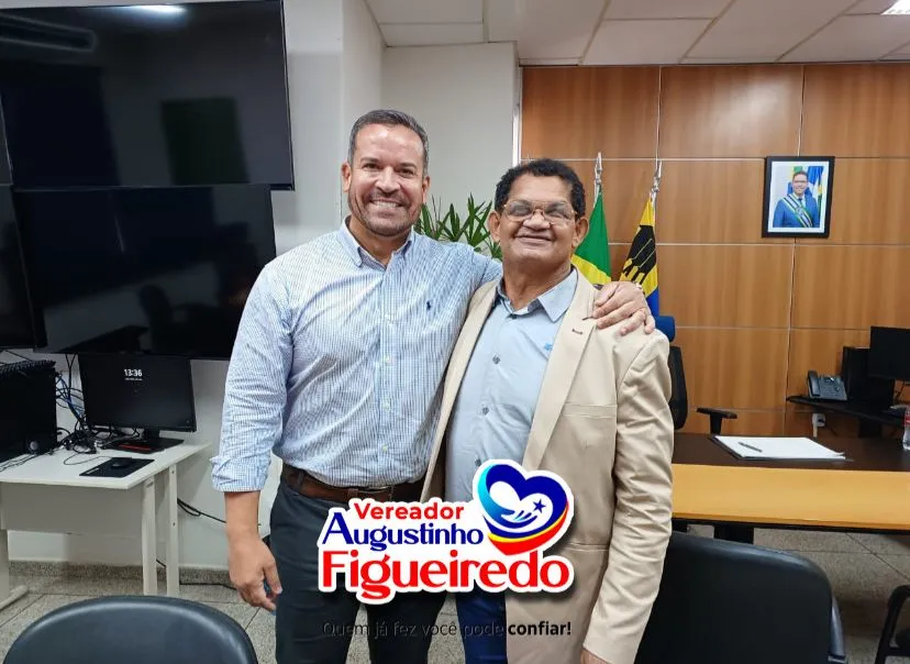 VEREADOR AUGUSTINHO FIGUEIREDO SE REÚNE COM DIRETOR-GERAL DO DETRAN-RO E APRESENTA DEMANDAS PARA REFORÇO DA SEGURANÇA VIÁRIA EM GUAJARÁ-MIRIM