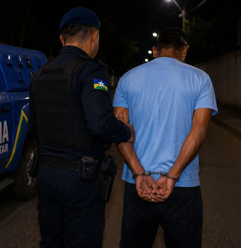 PMRO Captura Suspeito por Descumprir Medida Protetiva e Invadir Domicílio em Guajará-Mirim