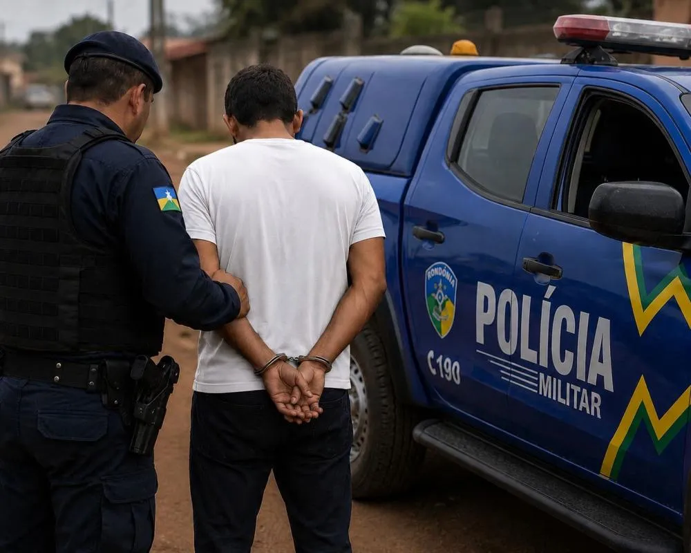 PMRO captura foragido durante operação nacional de combate ao crime organizado em Guajará-Mirim