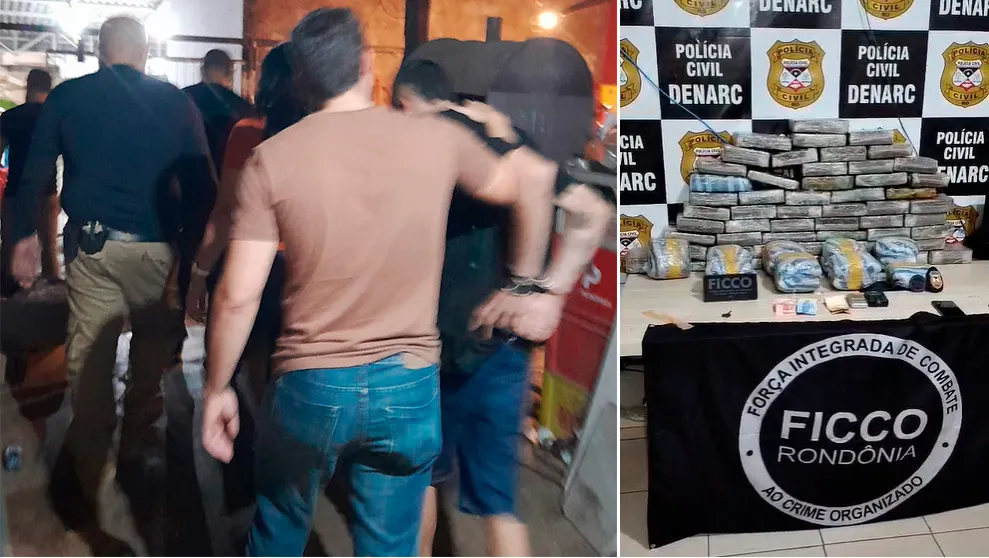 Denarc e Ficco prendem três traficantes com mais de 60 kg de drogas