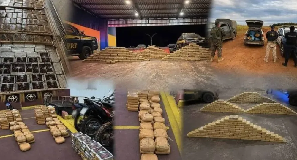 PRF apreende 439 quilos de drogas na BR-364