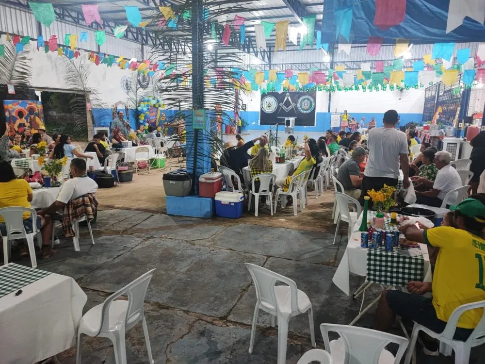 FÉ E CONFIANÇA PROMOVE COM AS ACACIANAS GRANDE ARRAIAL FRATERNAL NO CLUBE DAS ACÁCIAS E REÚNE FAMÍLIA MAÇÔNICA EM CLIMA DE UNIÃO E ALEGRIA