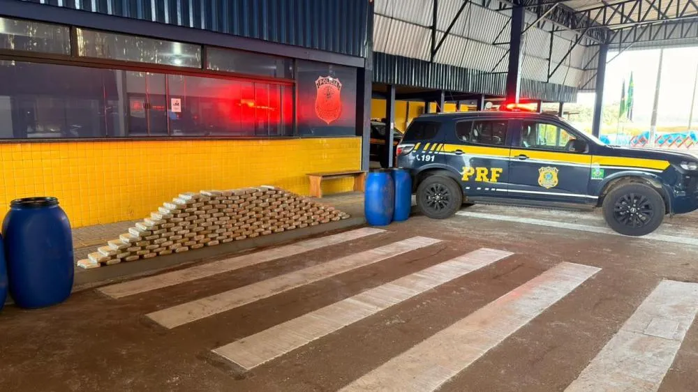 PRF em Rondônia apreende quase 200 Kg de Skunk na BR-364