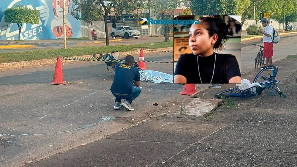 Jovem motociclista sem CNH morre após acidente com ciclista em Porto Velho