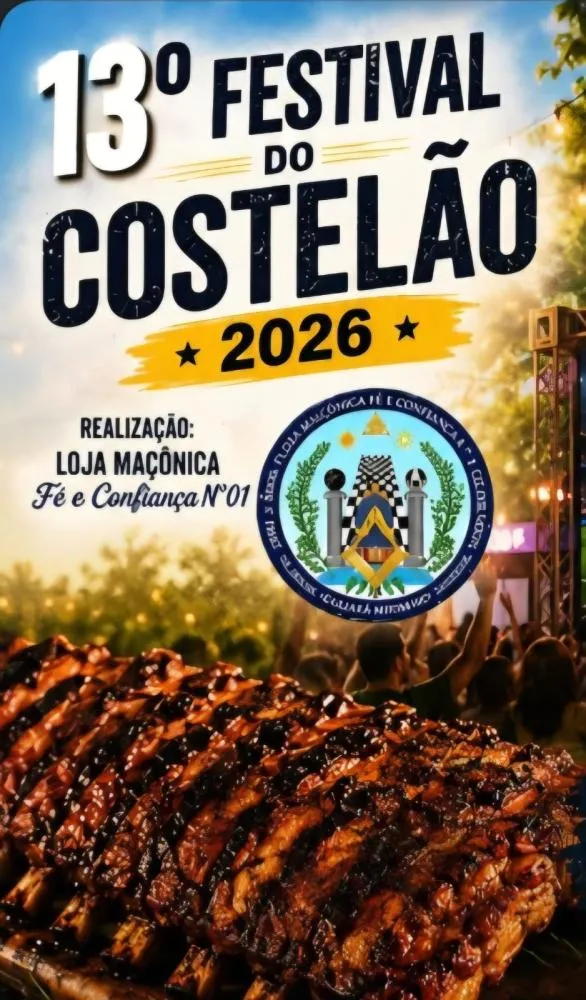 13º FESTIVAL DO COSTELÃO DA LOJA MAÇÔNICA CENTENÁRIA FÉ E CONFIANÇA Nº 1 REÚNE IRMÃOS, FAMILIARES E COMUNIDADE EM GUAJARÁ-MIRIM