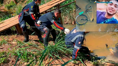 Ciclista morre após cair de ponte sobre córrego na zona Sul de Porto Velho