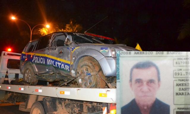 Homem pega carona com viatura da PM e acaba morrendo em acidente