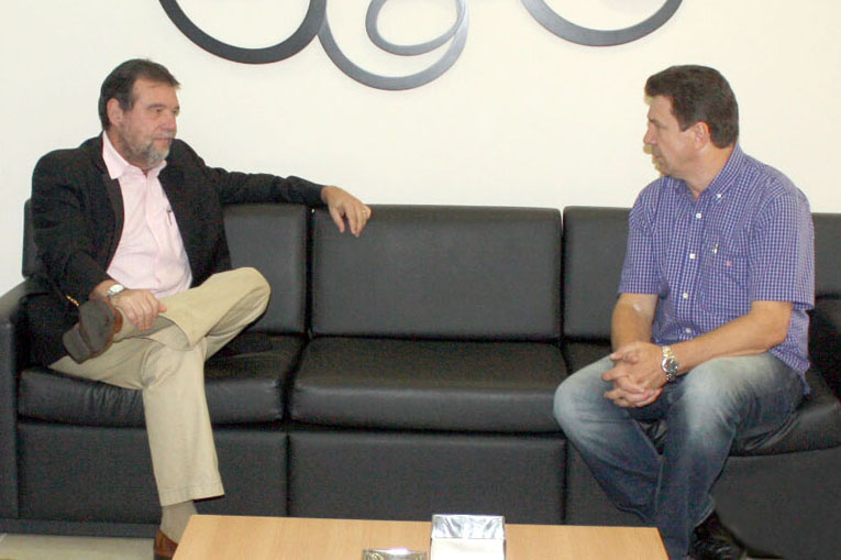 Senador Cassol visita o TCE e expõe sua preocupação com Caso Beron e transposição
