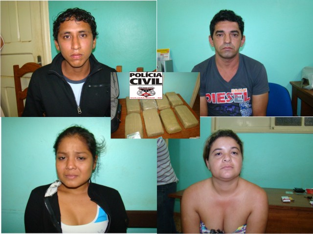 SEVIC de Guajará-Mirim apreende 8 quilos de cocaína no Porto Oficial e prende quatro pessoas. Fotos