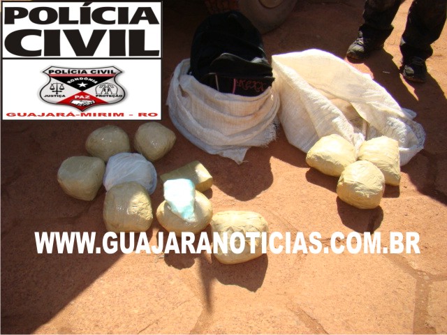 Polícia Civil de Guajará-Mirim apreende mais de 10 quilos de cocaína e prende três pessoas. Fotos