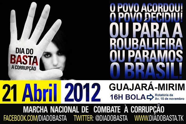 Entidades se reúnem para promover a Marcha contra a Corrupção e a Favor da Educação em Guajará-Mirim