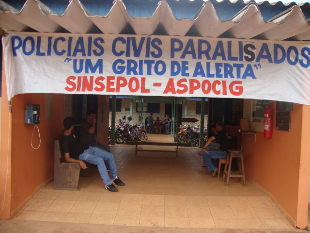 Greve - Policiais civis paralisam em Guajará-Mirim