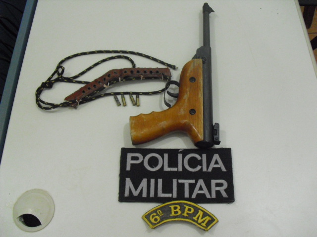 PM apreende arma de fogo na zona rural de Guajará-Mirim