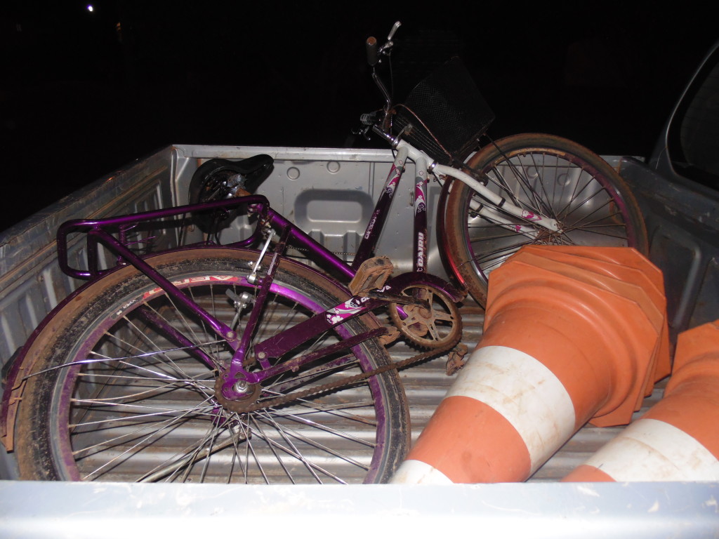 Veículo colide com Bicicleta e foge do local do acidente