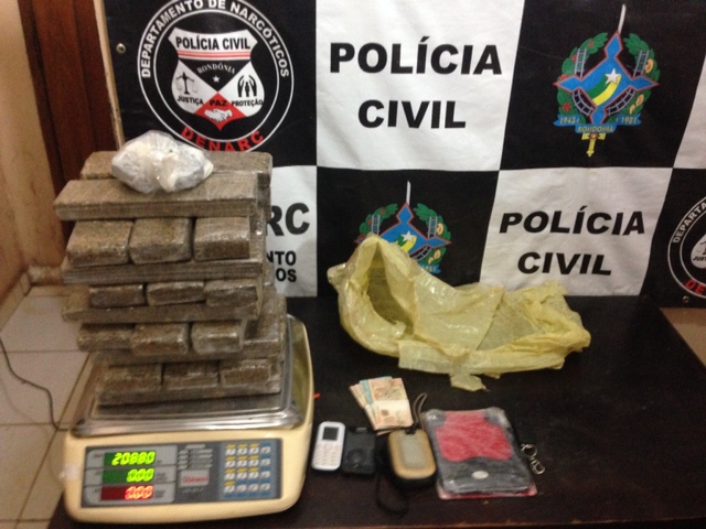 DENARC apreende mais de 20 quilos de maconha