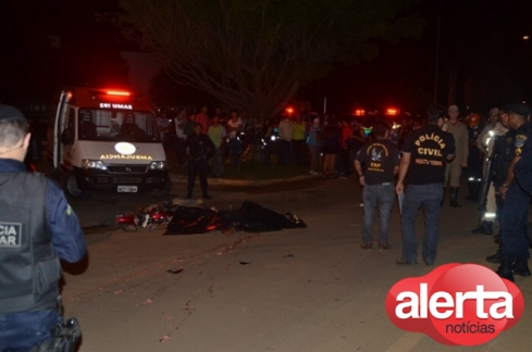 Três morrem esmagados por carreta em Ariquemes