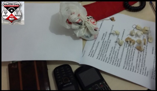 PC, através da 5ª DP, prende supostos traficantes e apreende entorpecente